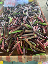 Load image into Gallery viewer, Okra Green Red Burgundy

